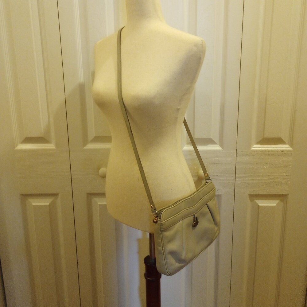 ***SOLD***  Etienne Aigner Taupe Beige Shoulder Bag - Picture 9 of 9